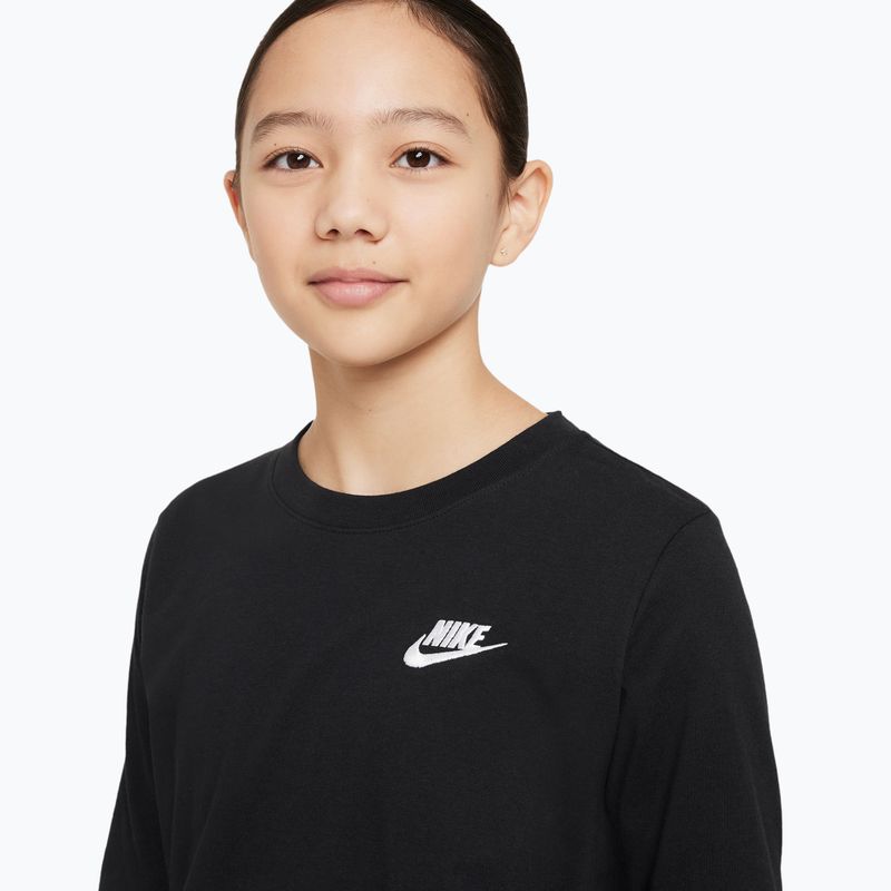 Gyermek hosszú ujjú Nike Sportswear black 7