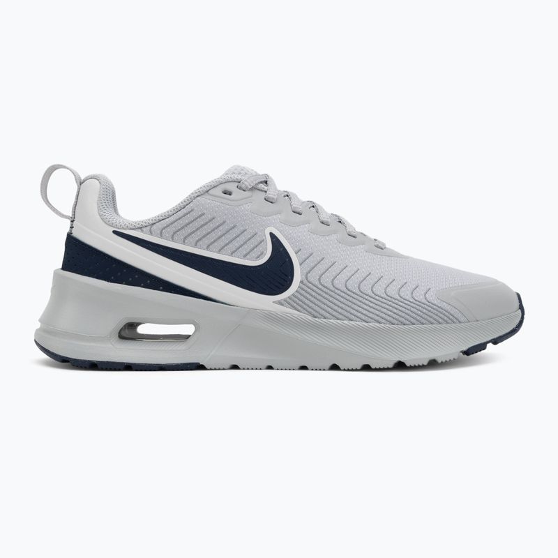 Férfi Nike Air Max Nuaxis light smoke szürke/obsidian/cyber/fehér cipő 2