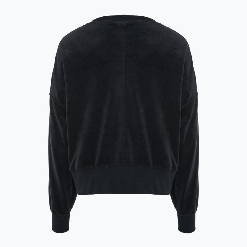 Női tenisz pulóver Nike Court Heritage OOS fekete / fekete / lapos ón / fehér 2