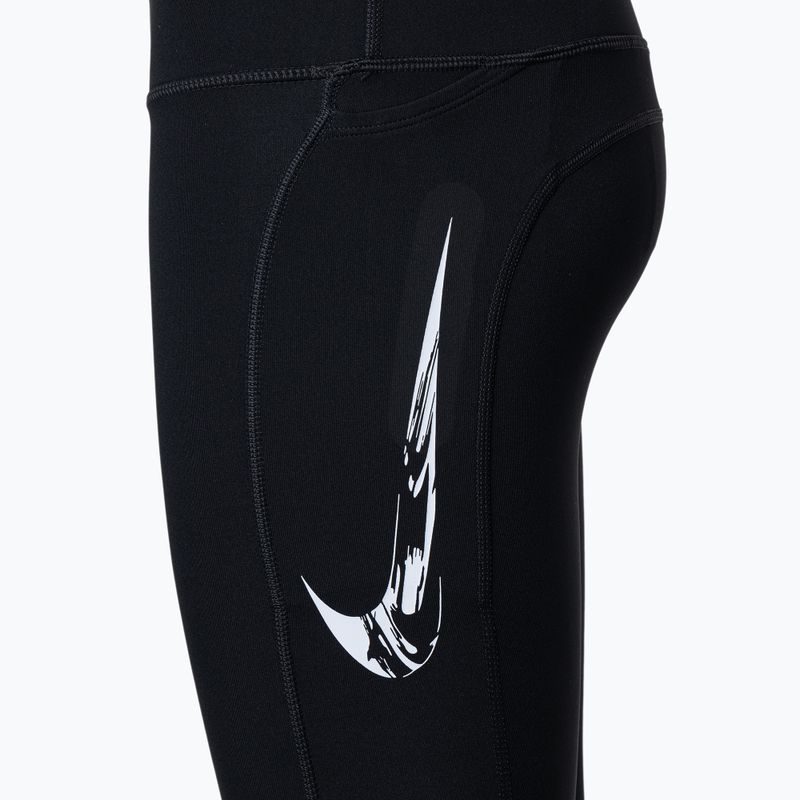 Női leggings Nike Fast Swoosh 7/8 black/white 3