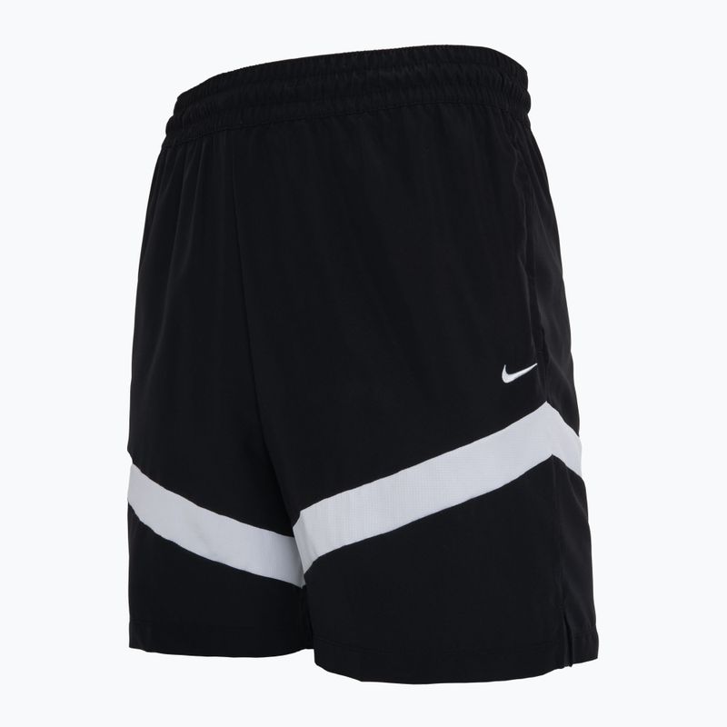 Férfi kosárlabda rövidnadrág Nike Icon Dri-Fit 6" fekete/fekete/fehér/fehér 3