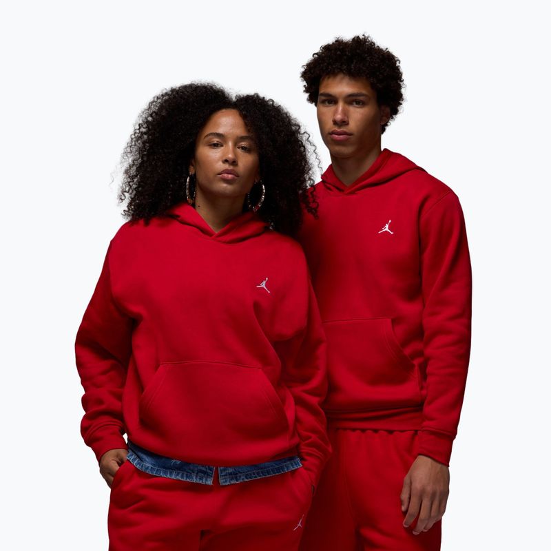 Férfi pulóver Jordan Brooklyn Fleece gym red/white 3