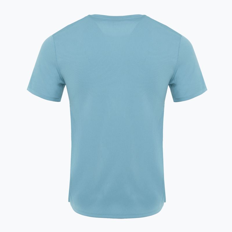Férfi futópóló Nike Miler Dri-Fit UV denim turquoise 2