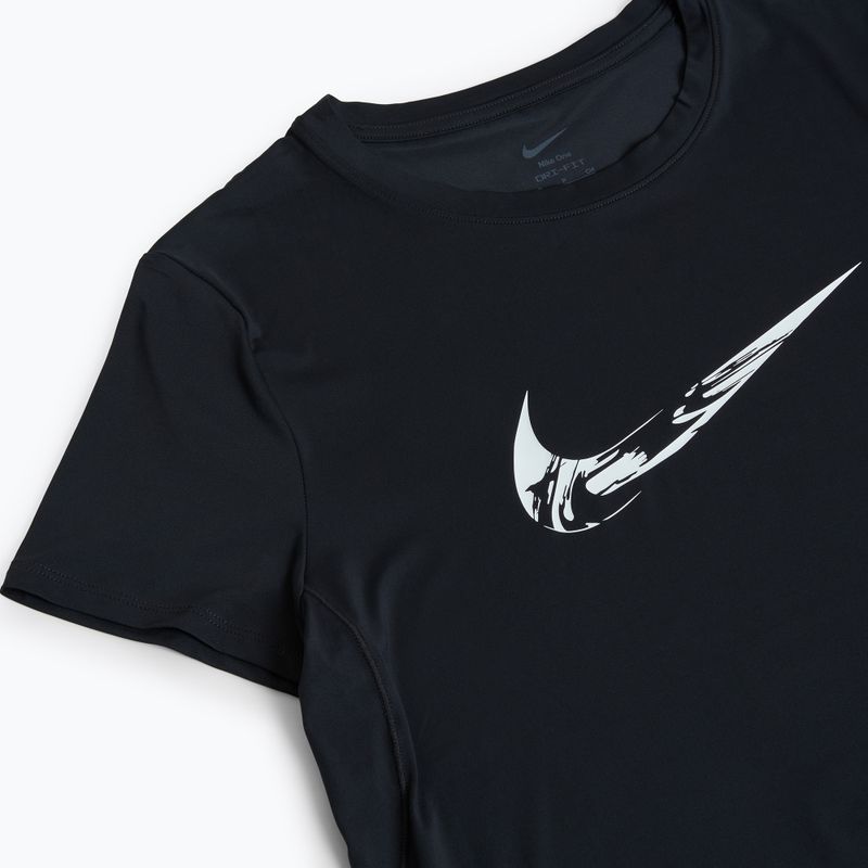 Női Nike One Dri-Fit fekete-fehér futópóló 3