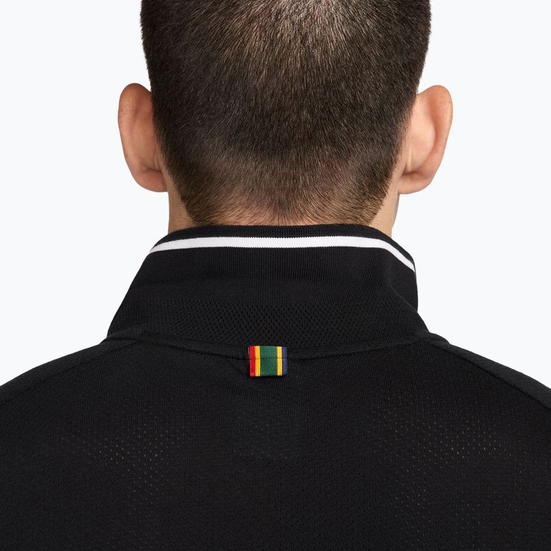 Férfi teniszpóló Nike Court Heritage Polo black/white 5