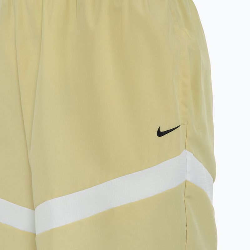 Férfi kosárlabda rövidnadrág Nike Icon Dri-Fit 6" csapat arany/csapat arany/fehér/fekete 3