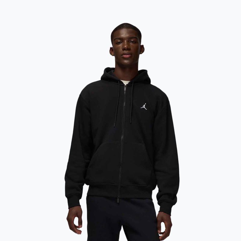 Férfi pulóver Nike Jordan Brooklyn Fleece Full Zip black/white