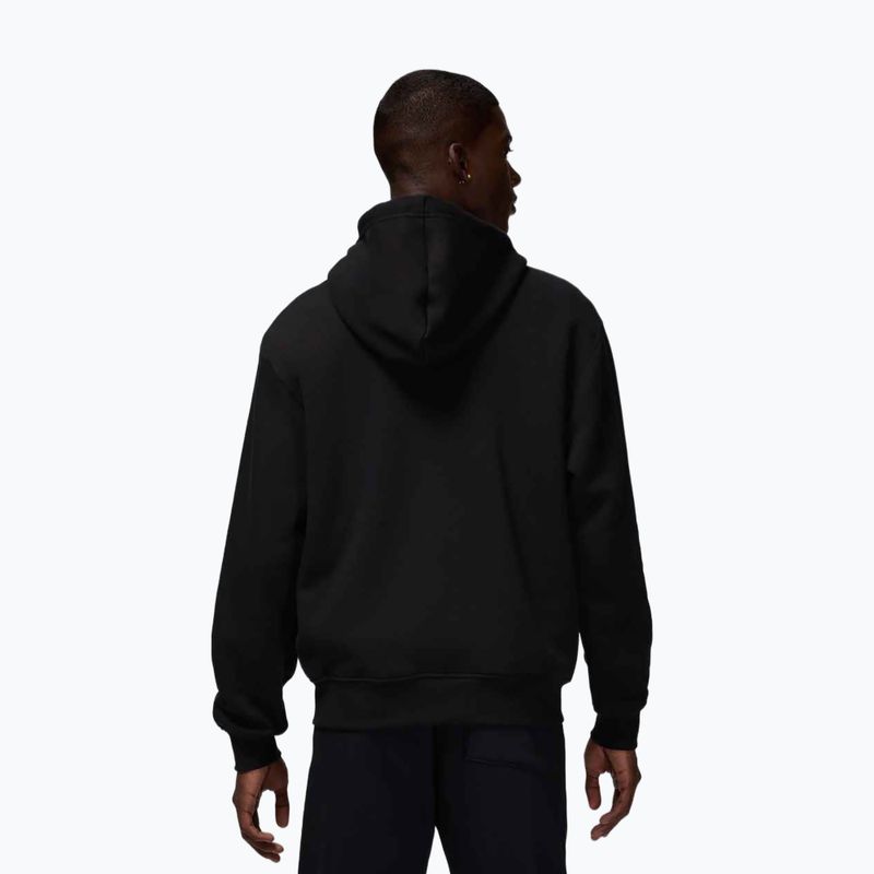 Férfi pulóver Nike Jordan Brooklyn Fleece Full Zip black/white 3