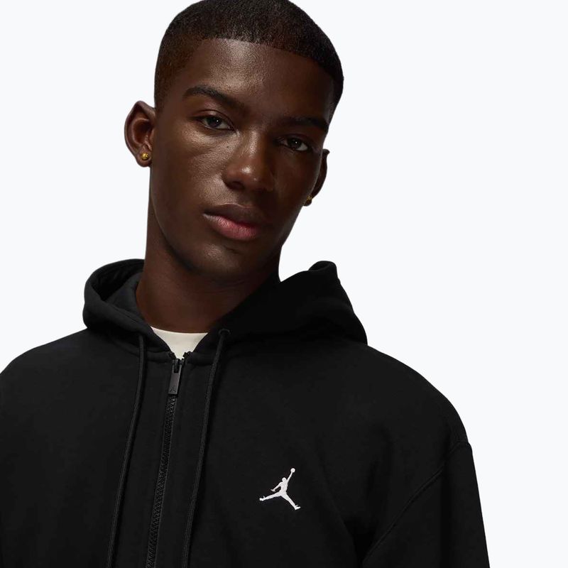 Férfi pulóver Nike Jordan Brooklyn Fleece Full Zip black/white 4