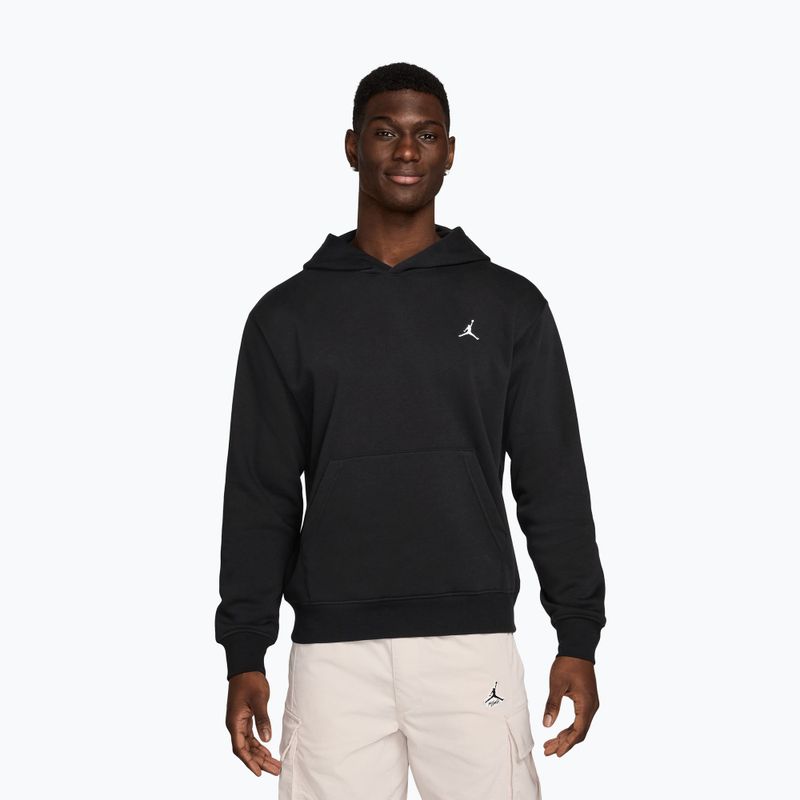 Férfi pulóver Jordan Brooklyn Fleece black/white