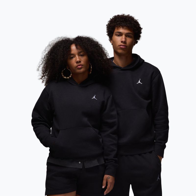 Férfi pulóver Jordan Brooklyn Fleece black/white 3