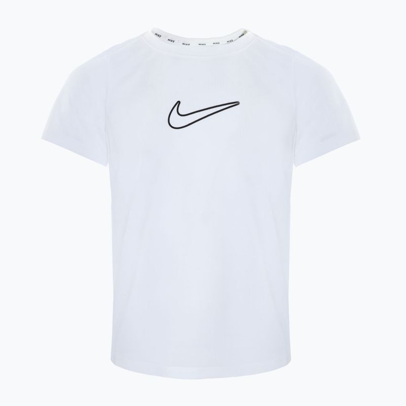 Nike One Dri-Fit fehér/fekete gyermek póló