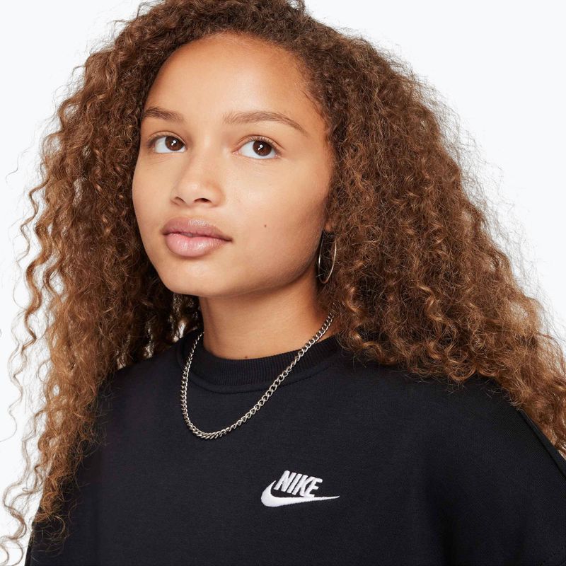 Nike Sportswear Club Fleece fekete/fehér gyermek melegítőfelső 4