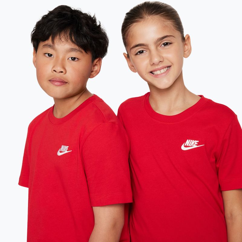 Gyermek póló Nike Sportswear university red 4