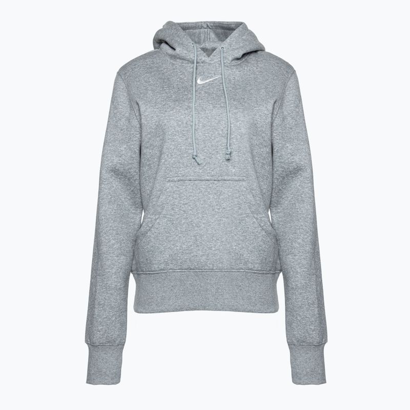 Női Nike Sportswear Phoenix Fleece sötétszürke pulóver Nike Sportswear Phoenix Fleece sötétszürke szürke/vitorla pulóver