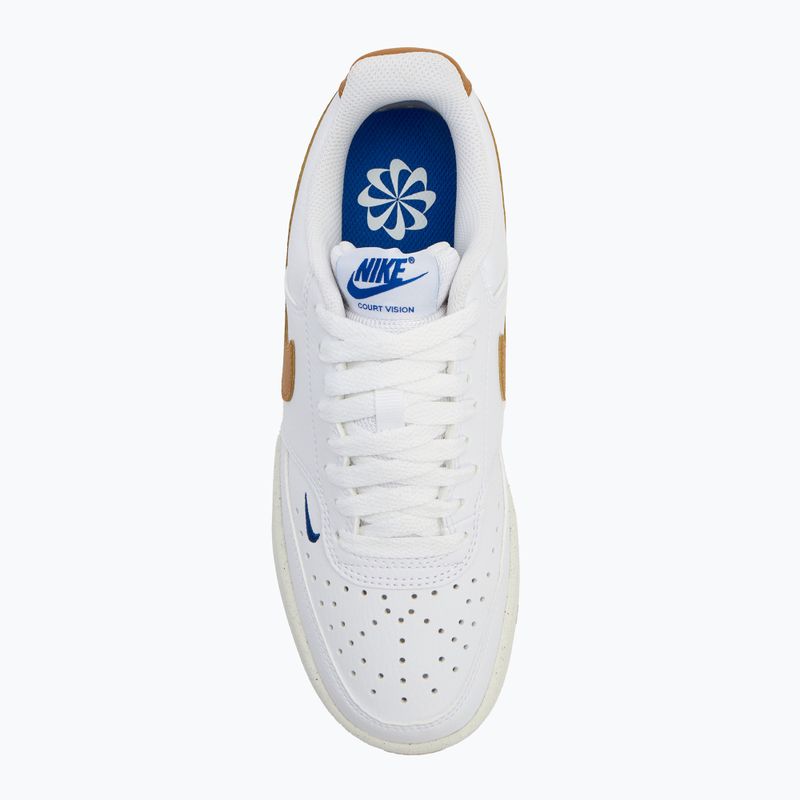 Nike Court Vision Low női cipő Next Nature fehér/game royal/sail/sail/flax 5