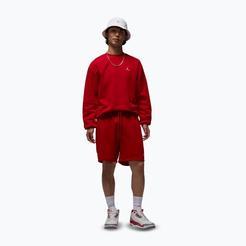 Férfi pulóver Jordan Brooklyn Fleece Crew gym red/white 2