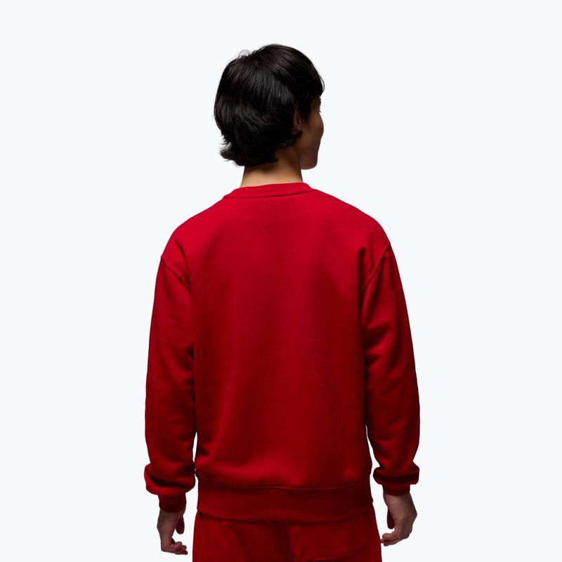 Férfi pulóver Jordan Brooklyn Fleece Crew gym red/white 3