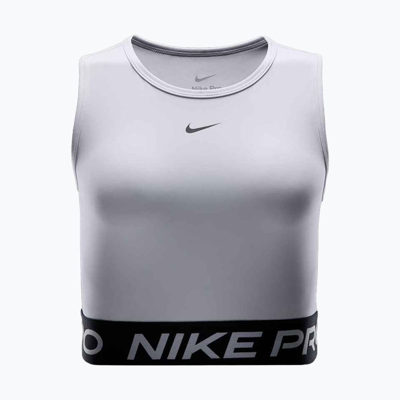 Női edzőpóló Nike Pro Dri-Fit white/black 6