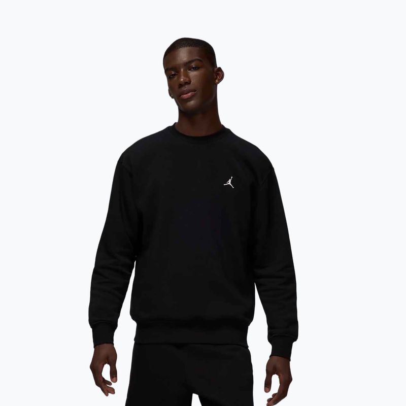 Férfi pulóver Jordan Brooklyn Fleece Crew black/white