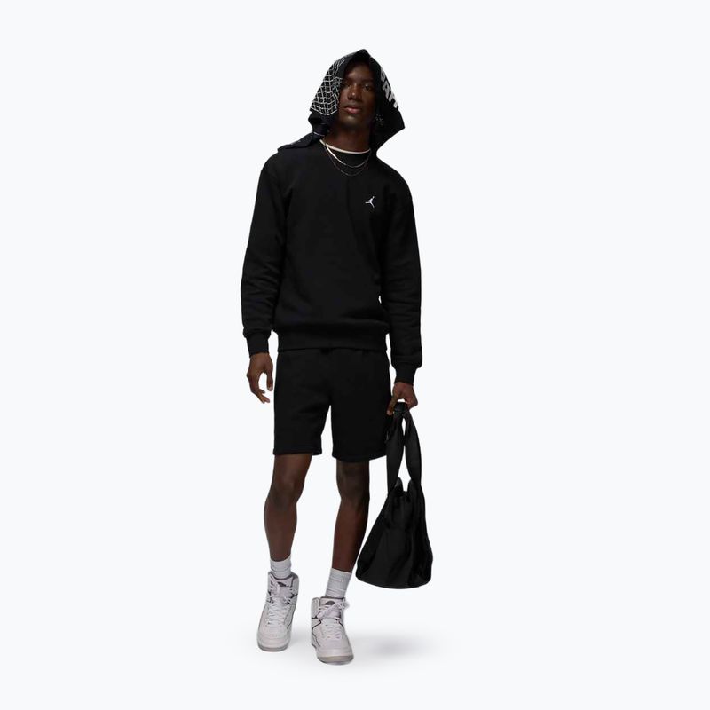Férfi pulóver Jordan Brooklyn Fleece Crew black/white 2