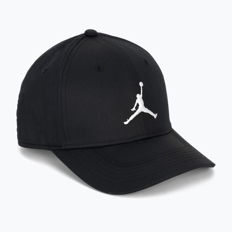 Ellenzős sapka Jordan Rise Structured Curved-Bill black/white
