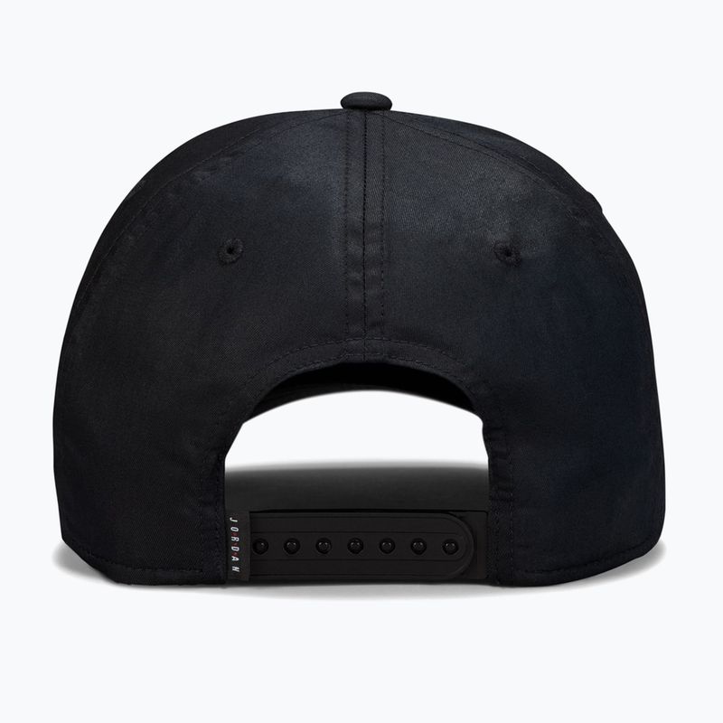 Ellenzős sapka Jordan Rise Structured Curved-Bill black/white 6