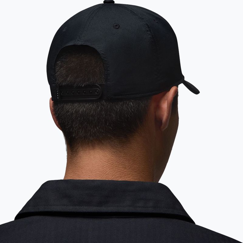 Ellenzős sapka Jordan Rise Structured Curved-Bill black/white 11