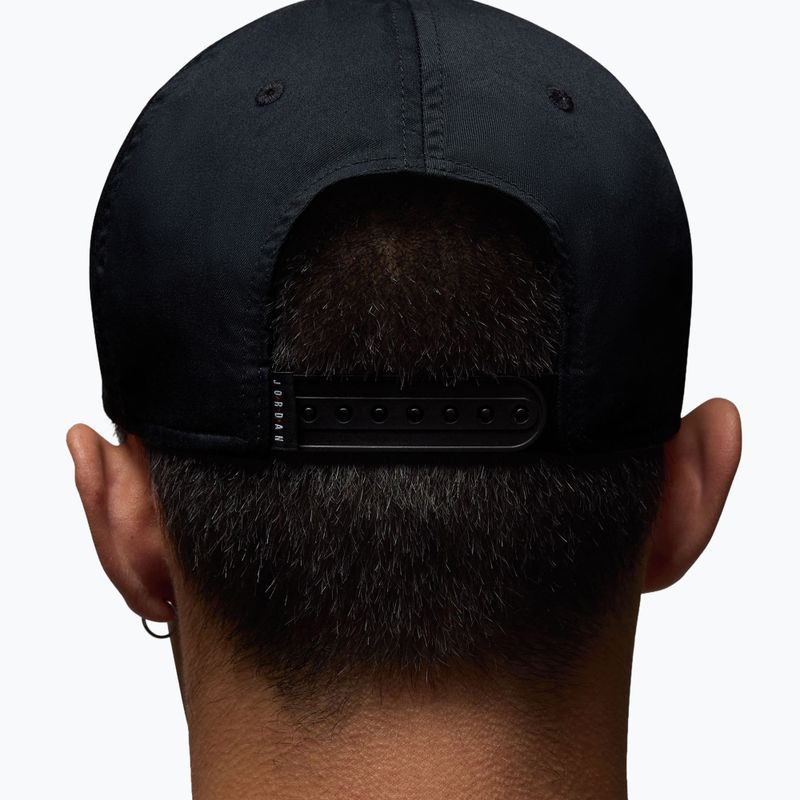 Ellenzős sapka Jordan Rise Structured Curved-Bill black/white 12
