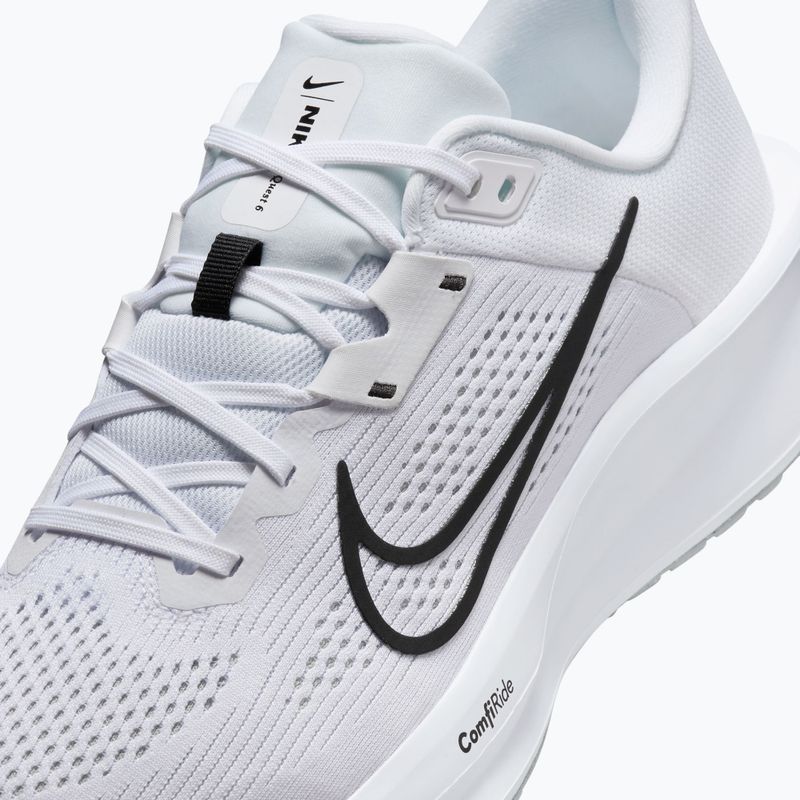 Nike Quest 6 férfi futócipő white/pure platinum/black 15