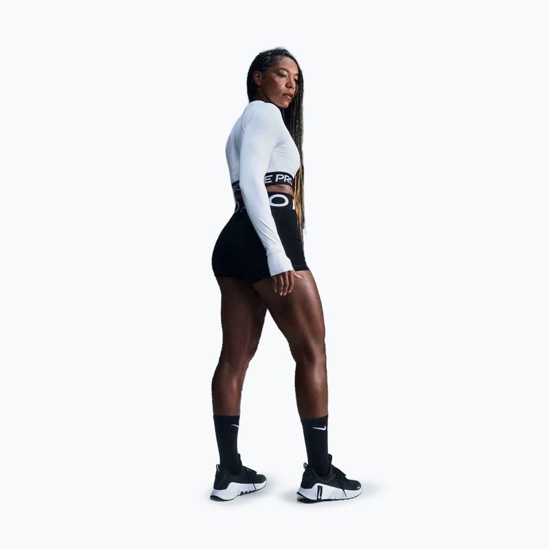 Női rövidnadrág Nike Pro Sculpt High Waisted 3" Biker fekete/fehér 2