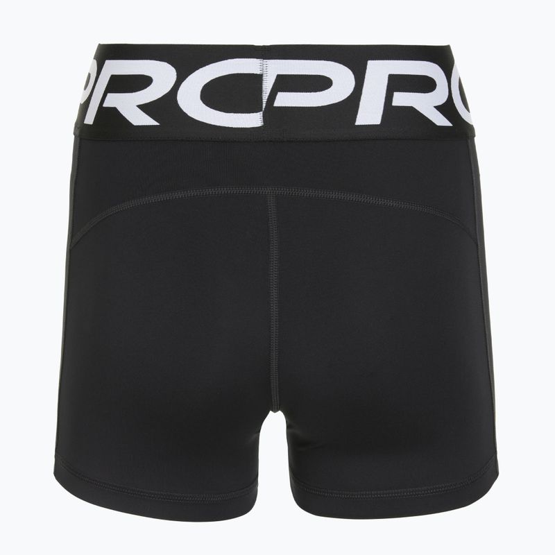 Női rövidnadrág Nike Pro Sculpt High Waisted 3" Biker fekete/fehér 7