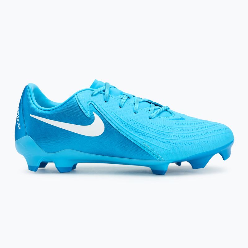 Futballcipő Nike Phantom GX II Academy FG/MG blue fury/white 2