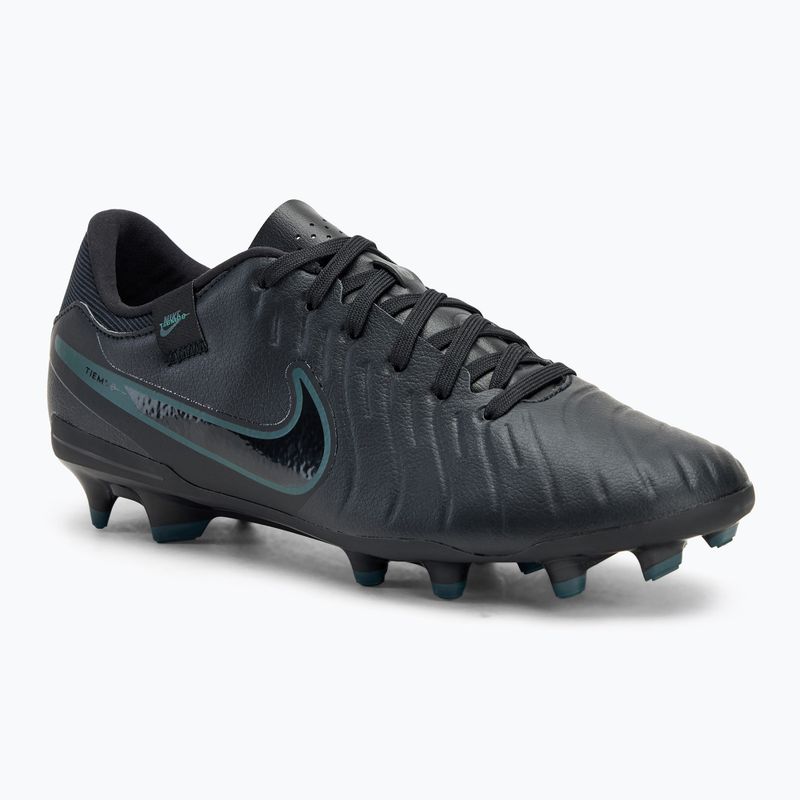 Férfi futballcipő Nike Tiempo Legend 10 Academy FG/MG fekete/mély dzsungel/fekete