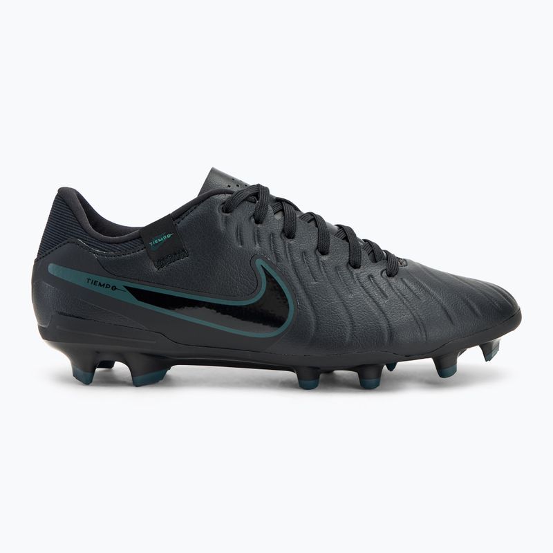 Férfi futballcipő Nike Tiempo Legend 10 Academy FG/MG fekete/mély dzsungel/fekete 2