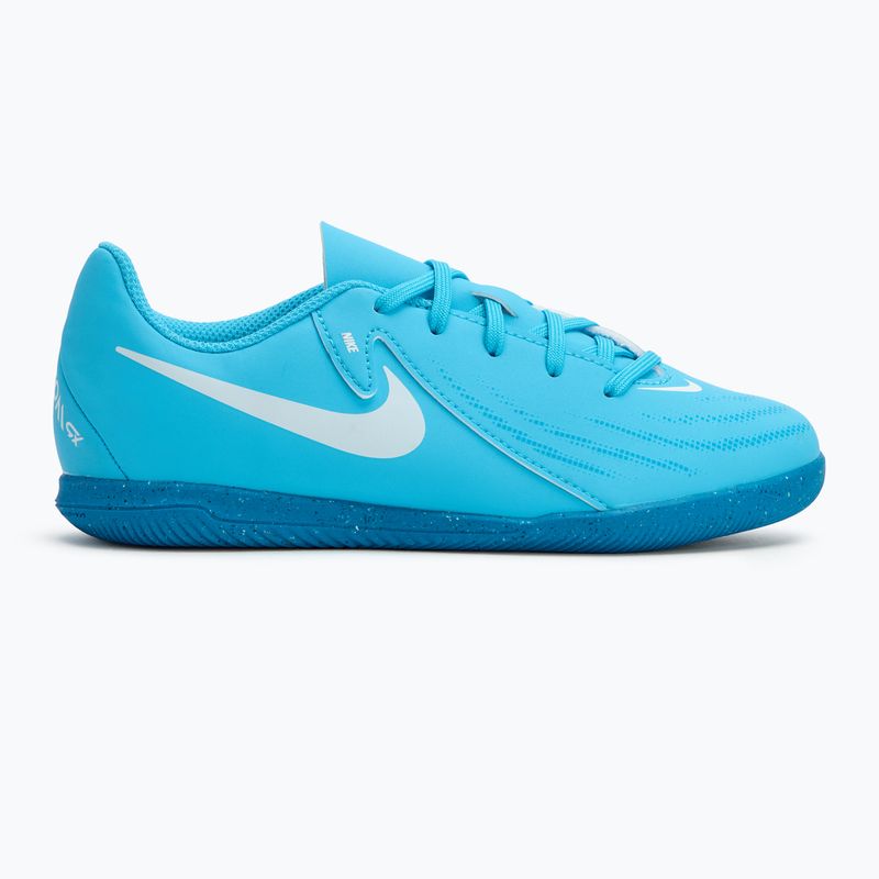 Gyerek focicipő Nike Phantom GX II Club IC blue fury/white 2