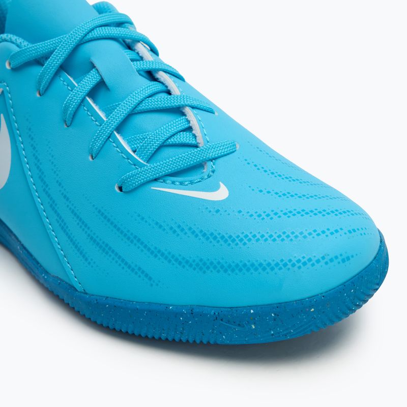 Gyerek focicipő Nike Phantom GX II Club IC blue fury/white 7