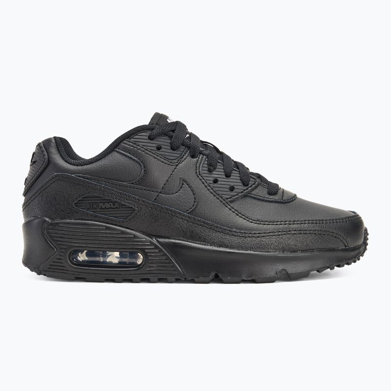 Nike Air Max 90 gyermek cipő fekete/fekete/fehér/fekete 2