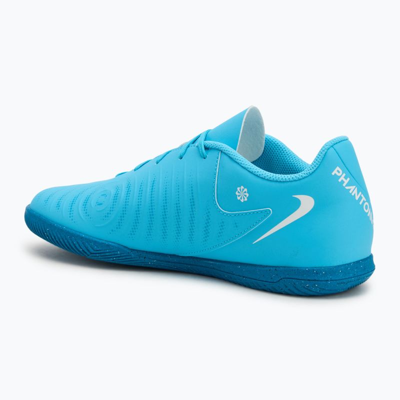 Férfi futballcipő Nike Phantom GX 2 Club IC blue fury/white 3