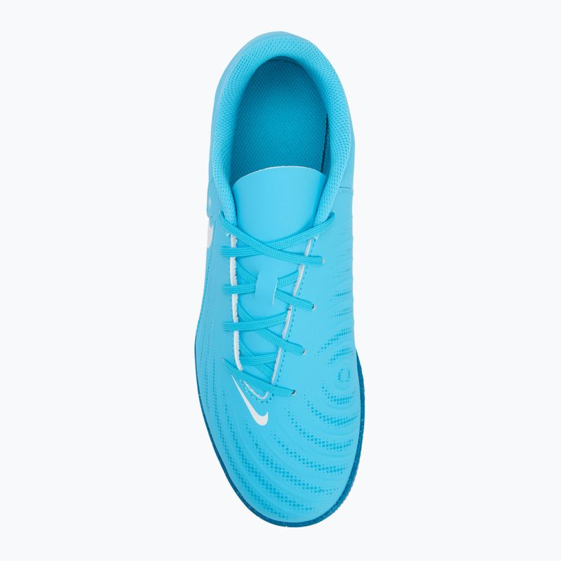 Férfi futballcipő Nike Phantom GX 2 Club IC kék fury/fehér 5