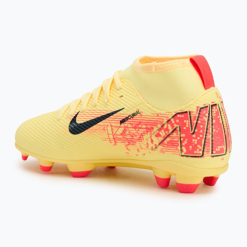 Nike Superfly 10 Club Kylian Mbappe FG/MG gyermek labdarúgócipő light laser narancs/armory navy 3