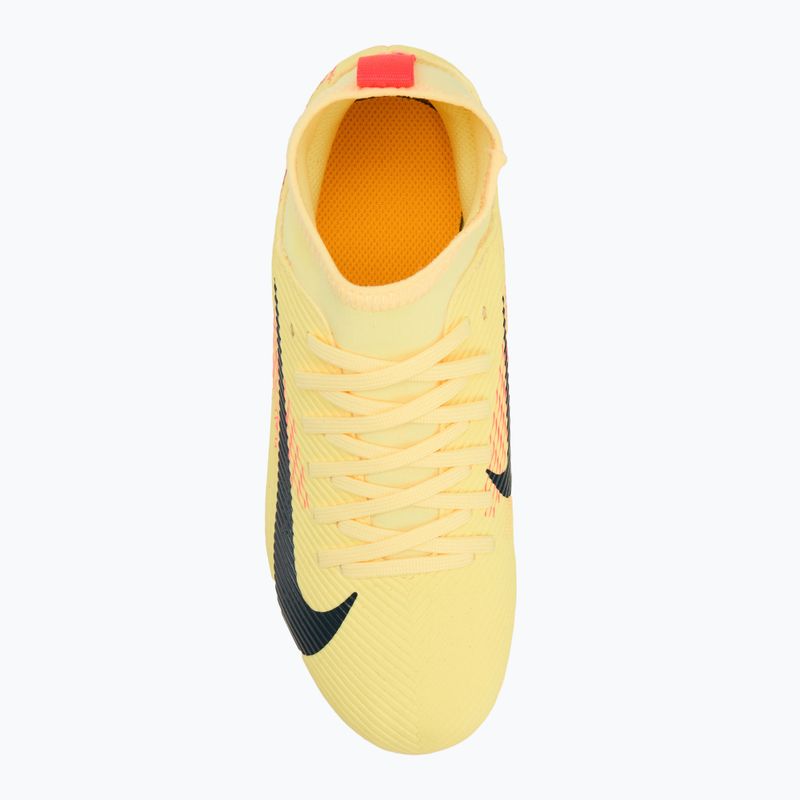 Nike Superfly 10 Club Kylian Mbappe FG/MG gyermek labdarúgócipő light laser narancs/armory navy 5