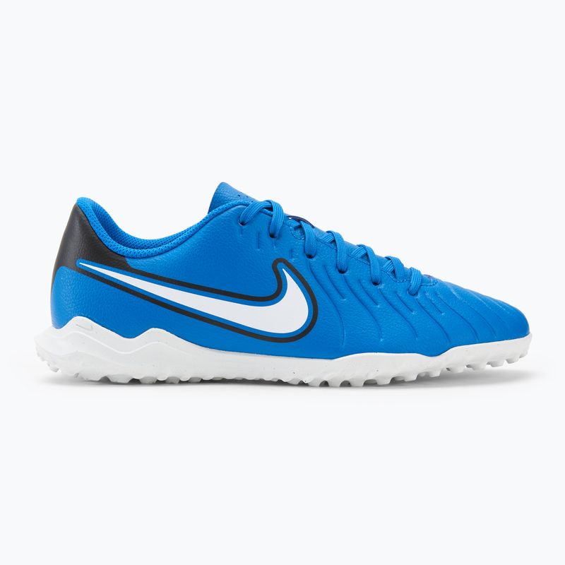 Férfi futballcipő Nike Tiempo Legend 10 Club TF soar/fehér 2