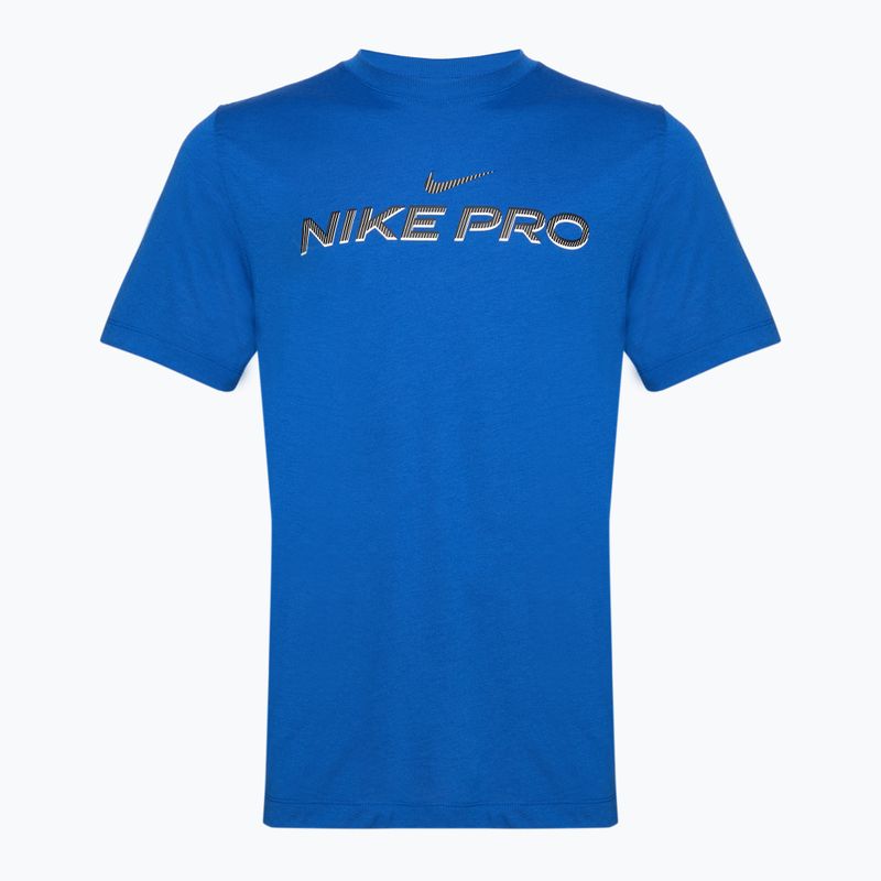 Férfi Nike Dri-Fit Fitness edzőpóló dame royal