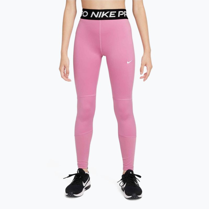 Gyerek leggings Nike Pro Dri-FIT Magic Flamingo/White