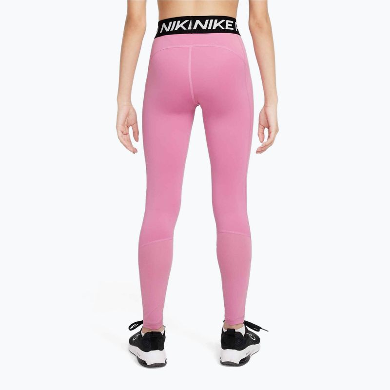 Gyerek leggings Nike Pro Dri-FIT Magic Flamingo/White 3