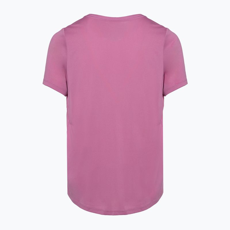 Nike One Dri-Fit magic flamingo/fehér gyermekpóló 2