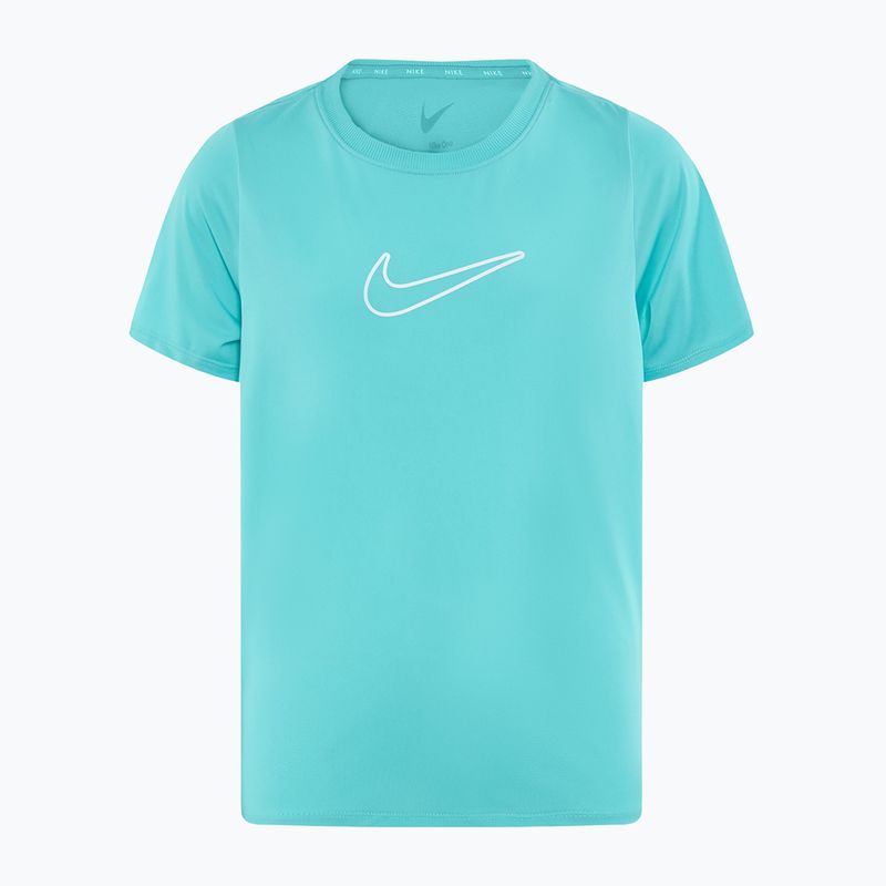 Nike One Dri-Fit zöld fagy/fehér gyermek póló