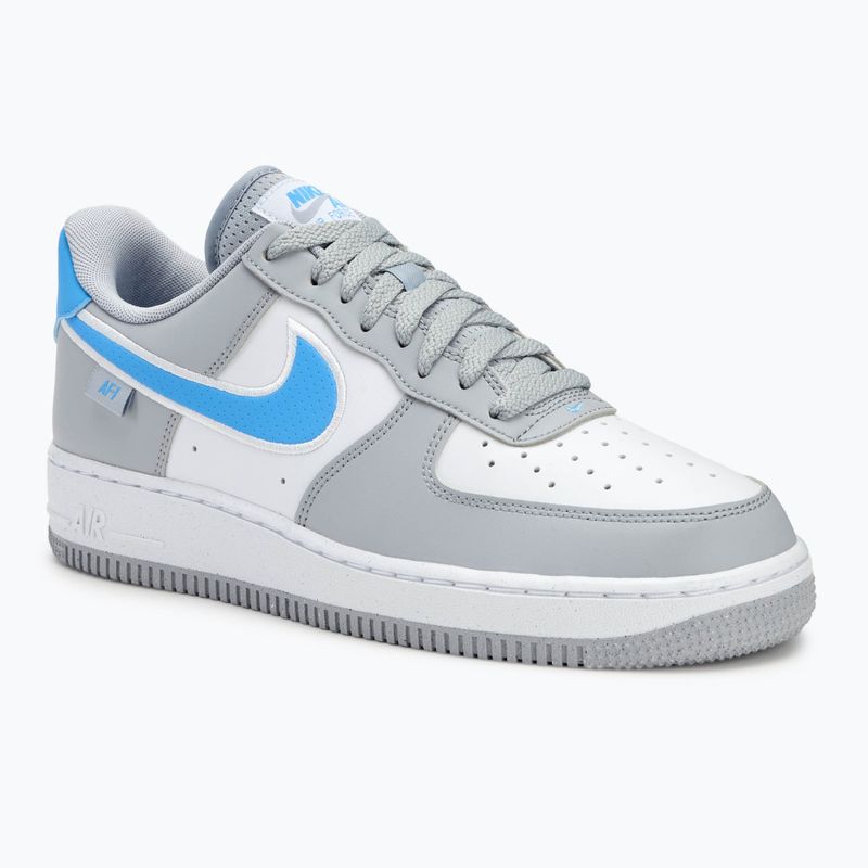 Férfi cipő Nike Air Force 1 '07 Next Nature wolf grey / white / university bluebi