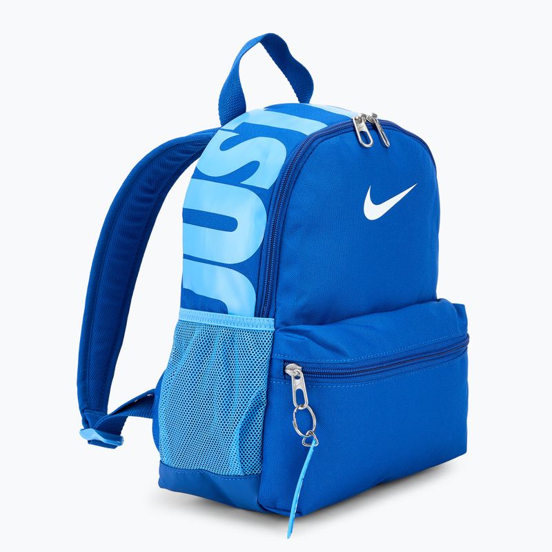 Nike Brasilia Just Do It Mini 11 l game royal/fekete gyermek városi hátizsák 2